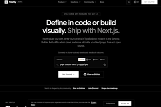 develop a custom nextjs website or web app