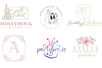 design custom wedding logo, wedding monogram, initials, and signature