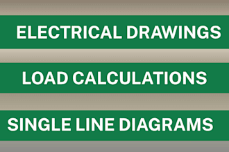 make electrical drawings and do electrical load calculations