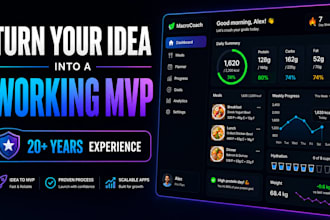 turn your startup idea into a working mvp web app