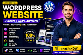 build a wordpress business website