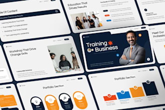 redesign editable powerpoint presentation sales pitch deck, company ppt template
