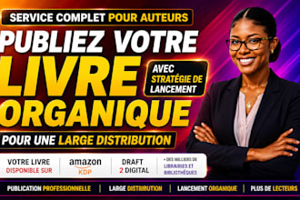 publish your  book with organic launch strategy for wide distribution