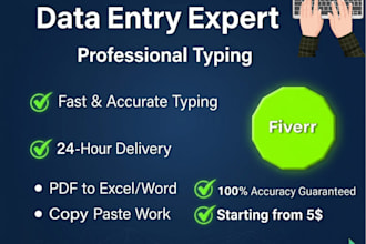 data entry and copy typing