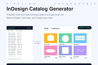 automate your indesign catalog or price list from a spreadsheet