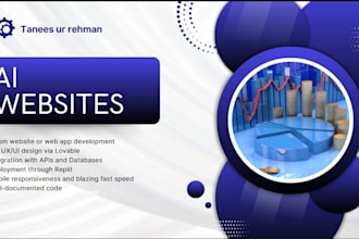 design website and web app with lovable, replit