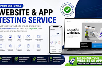 professionally review and test your mobile, android app QA, and website