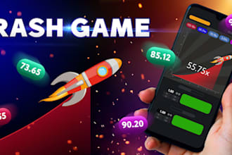 develop arcade game website, crash game website, crypto gaming web, aviator bot