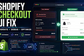 migrate and fix your shopify checkout UI extension, checkout bugs and API errors
