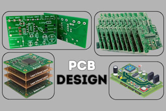 design pcb layout up to 6 layers with clean routing and dfm