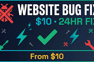 fix your website bugs and improve performance