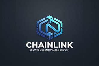 design a modern blockchain logo for your brand