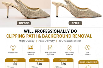 professionally do clipping path and background removal