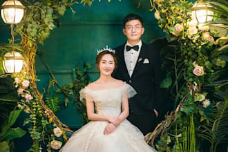 wedding photo editing and retouching