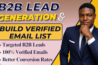 do b2b lead generation and build verified email list