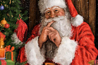 create a personalized christmas greeting card design