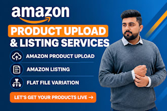 do amazon listing creation, fix variation listings issue, parent child setup