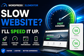 fix slow wordpress elementor websites and improve core web vitals