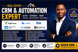 do gohighlevel lofty idx website fub kvcore boldtrail real estate crm automation