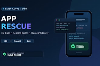 fix react native expo apps and eas build errors