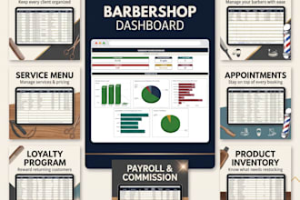 create a custom barbershop business tracker in google sheets