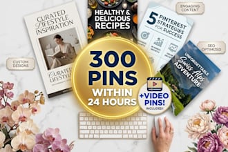 create SEO pinterest pins with images, video pins and bulk upload CSV