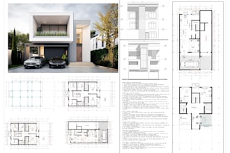 permit drawings architect, 2d floor plans, adu, porch, shed, garage, deck, patio