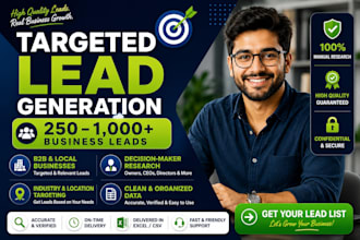do targeted lead generation and prospect list building