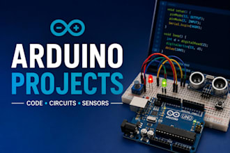develop arduino projects, programming and circuit simulation