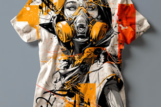 create custom fashion illustrations for apparel