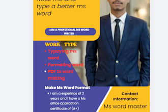do ms  word formatting and document creation