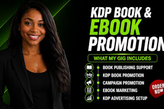 do tiktok book promotion, children book promotion and cinematic book trailer