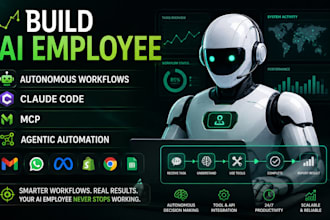 build ai employee autonomous workflows claude code  mcp agentic automation