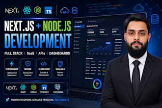build a nextjs and nodejs web app