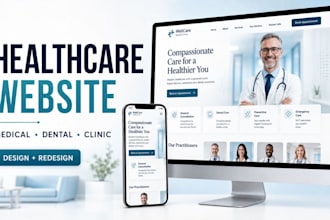 build doctor appointment booking website patient portal healthcare website