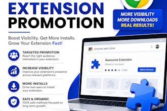 do chrome extension promotion, extension and browser