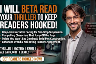 be thriller beta reader for deeper tension and suspense