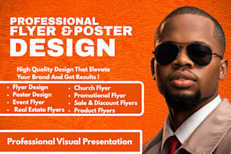 design professional flyers, posters and event graphics