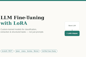 fine tune your llm with lora for custom tasks
