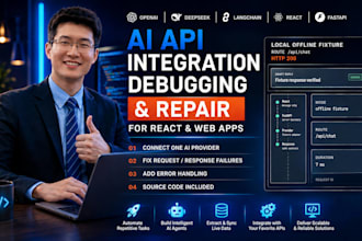 expert ai llm API integration and fixes
