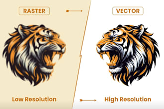 do vector tracing, vectorize image, convert logo to vector quickly