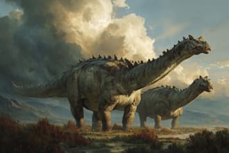 draw dinosaurs, prehistoric animals and paleoart