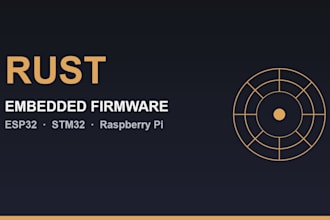 build embedded rust firmware for esp32, stm32 or raspberry pi