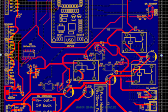 create professional pcb design and schematic
