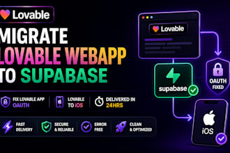 migrate lovable webapp to supabase fix lovable app oauth lovable to ios in 24hrs