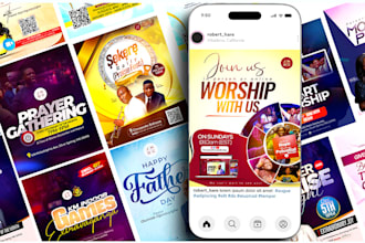 design professional church flyer, event or sermon series