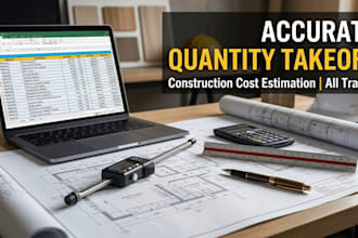 do precise material quantity takeoff and construction cost estimation
