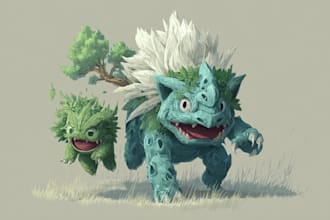 draw your fakemon and pokemon art