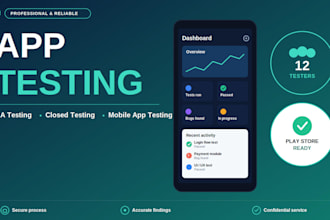 do app testing, qa testing, closed testing, 12 testers, mobile app testing