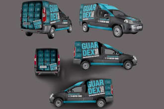 design custom car, van, truck and vehicle wrap with professional branding